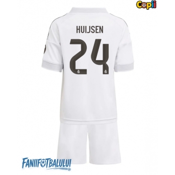 Real Madrid Dean Huijsen #24 Echipament de Fotbal Replică 2025-26 Copii Acasa (+ Șorturi)